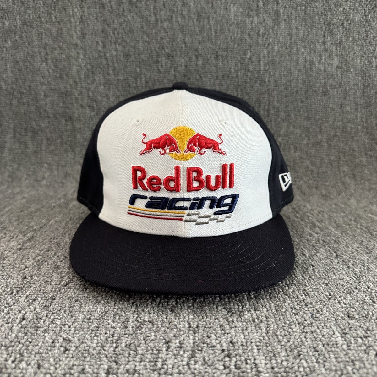 New Era Red Bull Racing Snapback Hat Navy White Embroidered Logo