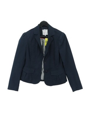 Jasper Conran Women's Blazer UK 12 Blue Other with Cotton Overcoat