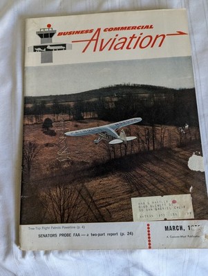Business Commercial Aviation magazine March 1960 Flight Patrols Powerline