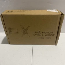 PIPISHELL FULL MOTION TV WALL MOUNT PISF1  BLACK FITS MOST 13-42" TVS & MONITORS