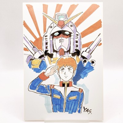 Amuro Ray Mobile Suit Gundam The Origin Postcard Gundam Ace
