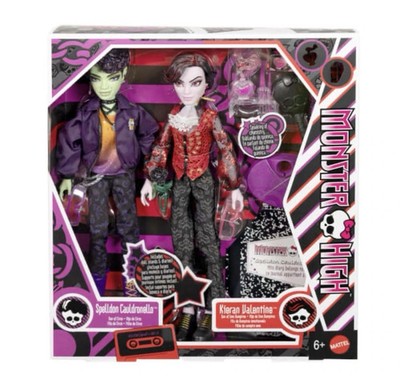 Monster High Kieran Valentine & Spelldon Cauldronello Puppen 2er Pack - IN HAND