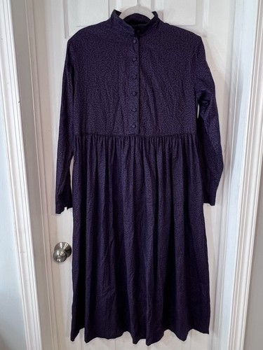 Laura Ashley Vintage Purple Dress Great Britain