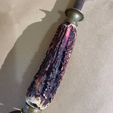 Antique R. Hawley & Sons Sheffield Stag Horn Handle Knife Sharpening Steel C.190