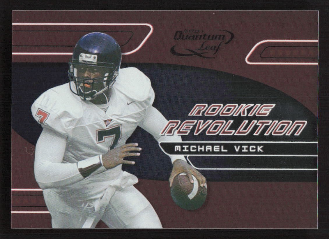 Michael Vick Quantum Leaf Rookie Revolution #RR1 Base