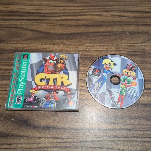 CTR Crash Team Racing [Greatest Hits] Sony PlayStation 1 PS1, 1999 Complete CIB
