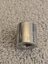 Craftsman 43006 11/16" 6pt Socket 3/8" Drive Inverted G2 Series Made in USA