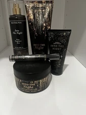 BATH AND BODY WORKS INTO THE NIGHT GLOWTION BODY BUTTER MIST LOTION PERFUME
