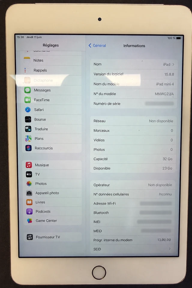 Apple iPad mini (4th generation) · 32GB · Cellular, photo 1 sur 5