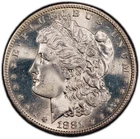 1881-S PCGS Genuine UNC Details Morgan Dollar | Limited Edition 40th Anniversary