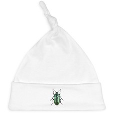 'Green Metallic Beetle' Baby Beanie Hat BH00040550 
