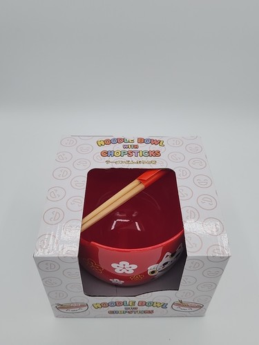 Ramen Noodle Bowl With Chopsticks Happy Cat Noodle Bowl Colorful Unique New - 第 2/8 張圖片