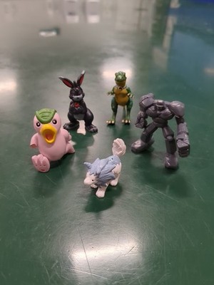 Lot of 5 Monster Rancher Figure 1999  Playmates Tecmo Mini Anime PVC TCDT -