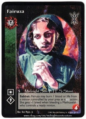 Fairuza Brujah Antitribu Sword of Caine V:TES VTES Vampire CCG