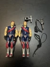 Gi Joe 3.75 Action Figure  Tomax & Xamot 1985 Complete L5