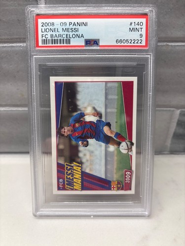 2008-09 Panini Lionel Messi Barcelona -PSA 9