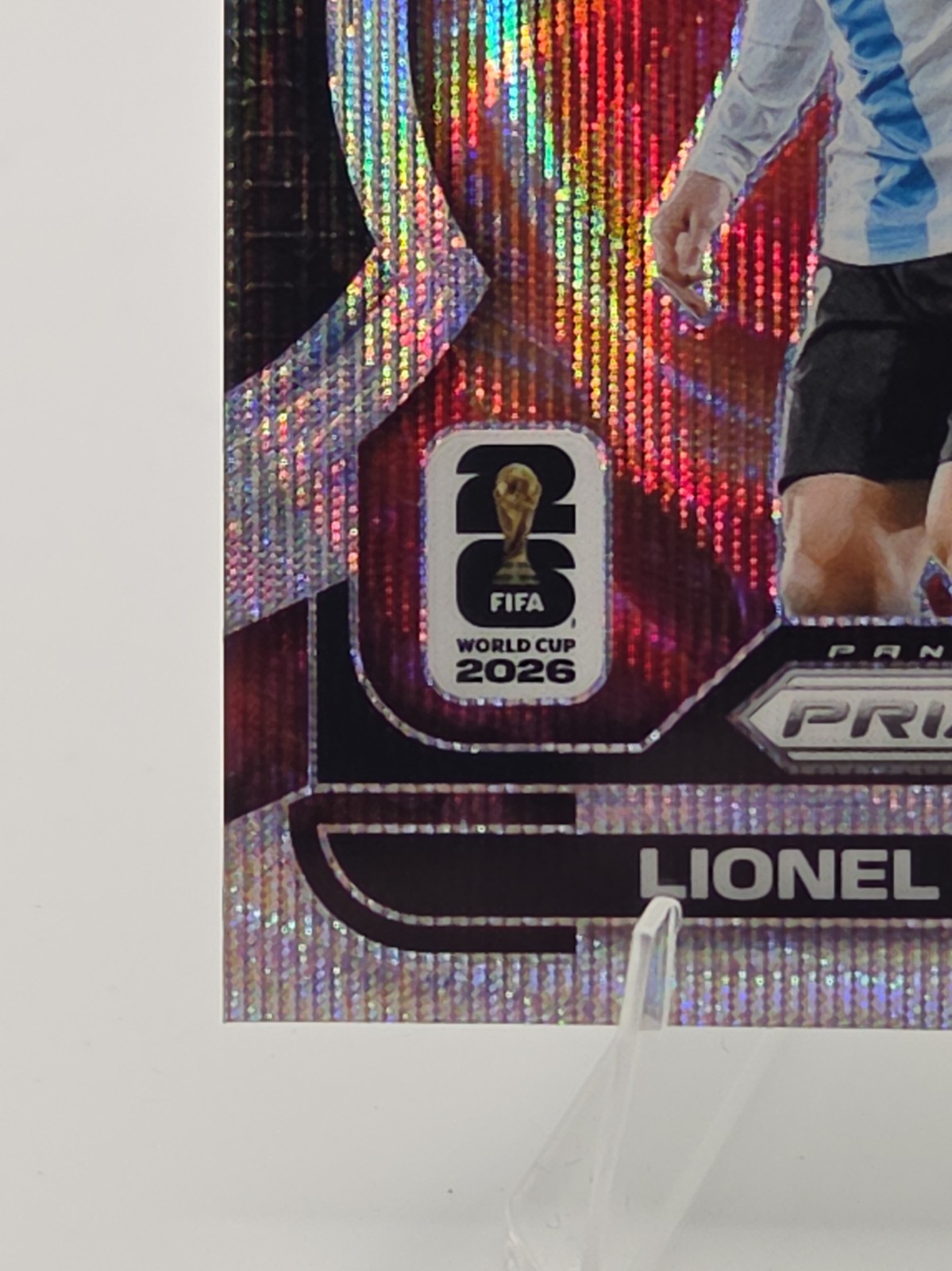 2026 Panini Prizm Fifa World Cup - Phenomenon Lionel Messi #19 Wave Prizm view 6