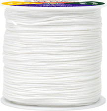 Heavy Duty 0.8Mm Nylon Cords 109 Yards White Replacement Cord for Blinds