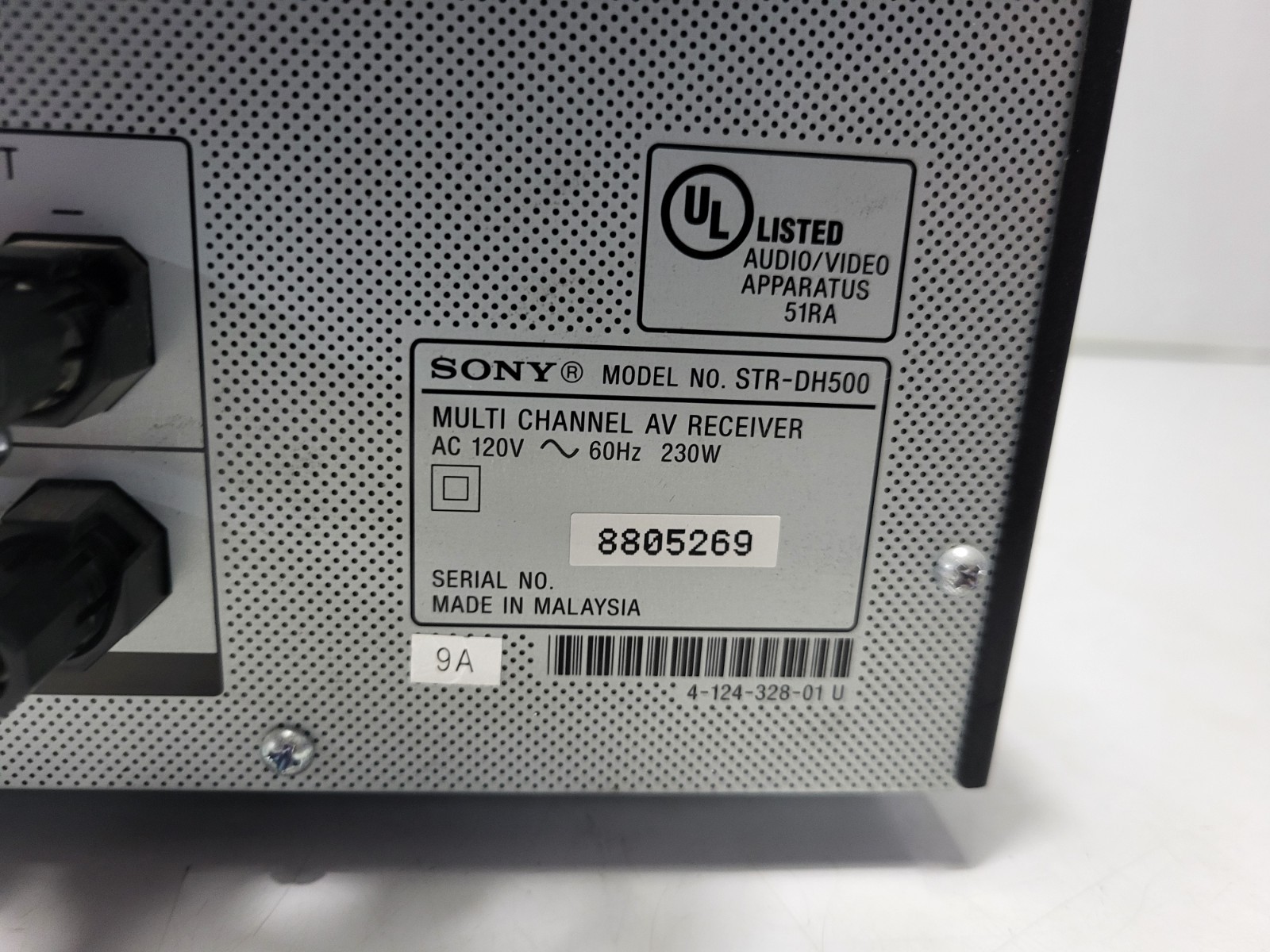 Sony STR-DH500 5.1 Channel HDMI A/V Stereo Receiver Surround Sound Amplifier