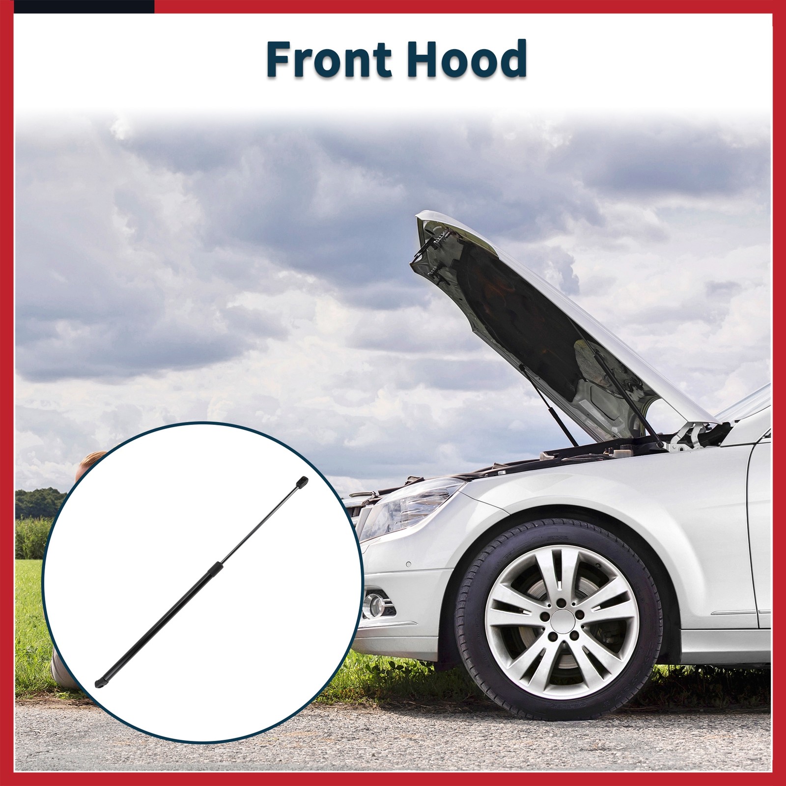 Front Hood Lift Supports Struts for Buick Enclave Sport