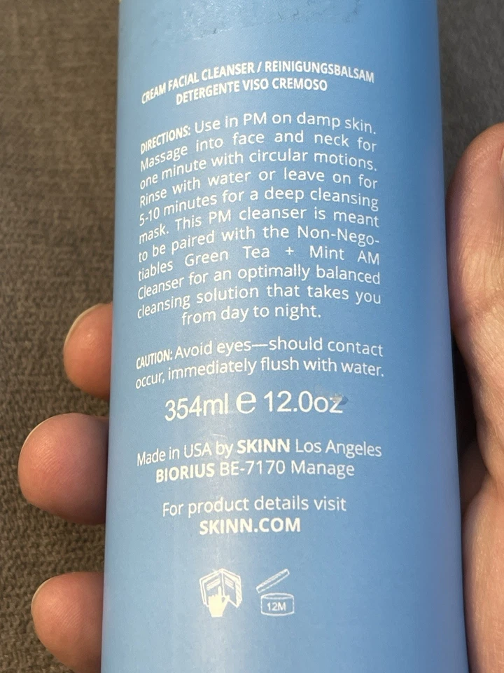 Limpiador enzimático Skinn Cosmetics oliva + 12,0 oz. Foto 4 de 4