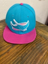 Miami Marlins New Era 9 Fifty Youth Snap Back Special Hat Pink / Teal Flat Bill