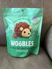Woobles Fitz The Hedgehog Intermediate Crochet Kit with Hook and Instructions