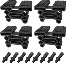 4x Support Latte Triple pour Sommier 38 x 8 mm avec Tenon Embout Long Flexible