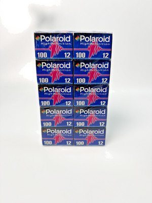 10x Polaroid 35mm Film 100 ISO 12er C41 KB abgelaufen 09/2002 Lagerfund Analog
