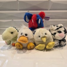 LOT OF 5 VINTAGE SWIBCO PUFFKINS Dinky, Quackster, Peeps, Snowball,  Stars