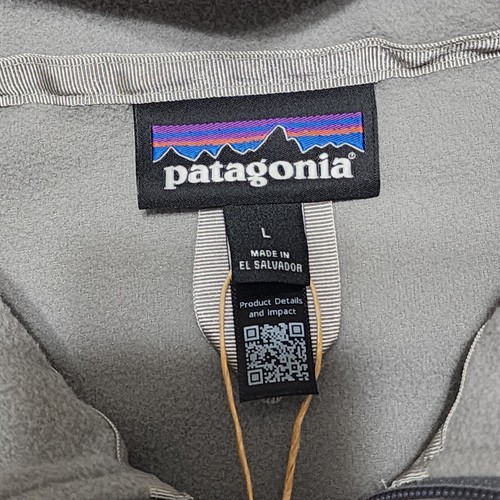 Veste polaire homme Patagonia neuve micro D taille L gris logo neuf avec étiquette 99€  - Photo 5/11