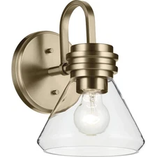 Kichler Lighting 55153CPZCLR Farum Wall Sconce Wall Light