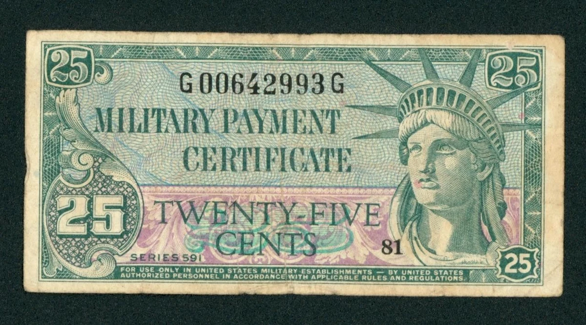 US Military Payment Certificates for sale | eBay