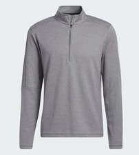 Adidas 3 Stripe 1/4 Zip Top Grey GM0022 Men  s Size 3XL New With Tags 