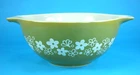 Vintage Pyrex Spring Blossom Green Cinderella Mixing Bowl #442