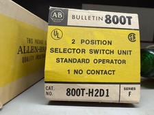 Allen Bradley 800T-H2D1 2 Position Selector Switch New In Box