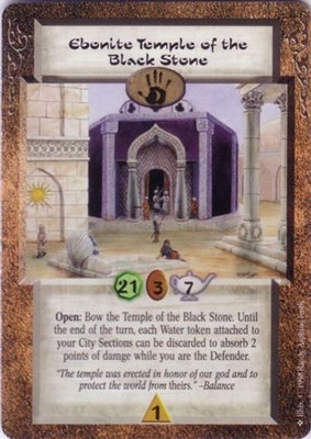 Ebonit Tempel des Schwarzen Steins - Schwarze Hände | Schwarzes Herz - Legend of the