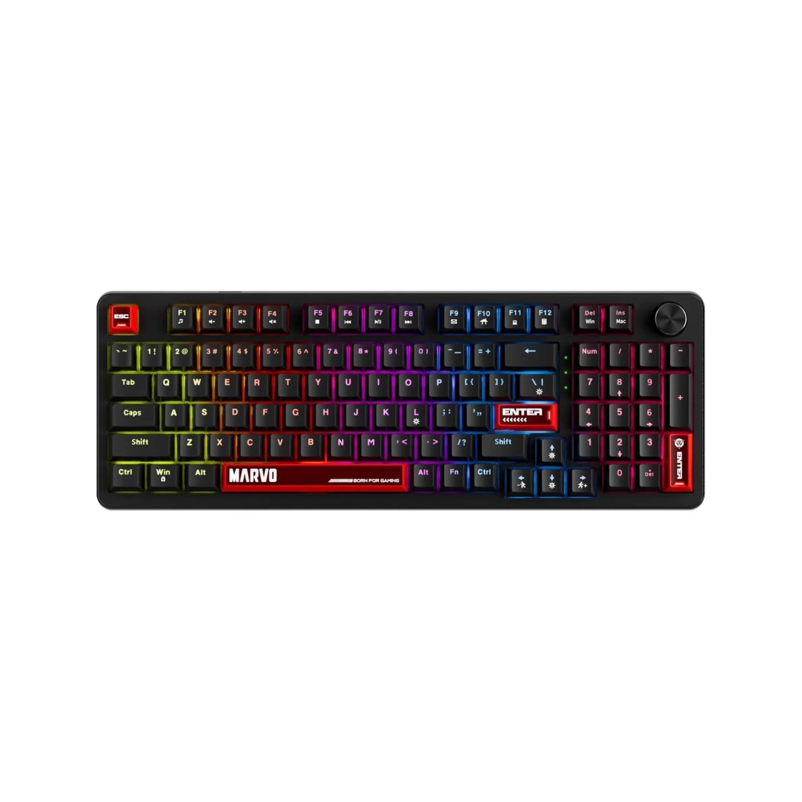 Marvo Scorpion Arma 98 Wired Hot Swappable Mechanical Backlit Gaming Keyboard (K
