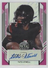 2021 Leaf Metal Draft Portrait Pink Rainbow 7/20 Tutu Atwell #PA-TA1 Auto 0a6