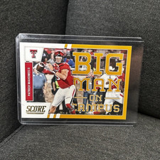 Score 2017 Patrick Mahomes II Big Man on Campus #6 GOLD Texas Tech Red Raiders