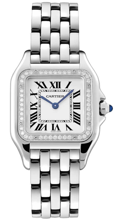 Reloj para mujer Cartier Panthere De Cartier esfera blanca mediana W4PN0008