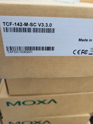 NIB - MOXA TCF-142-M-SC V3.3.0 Optical Fiber Media Converter