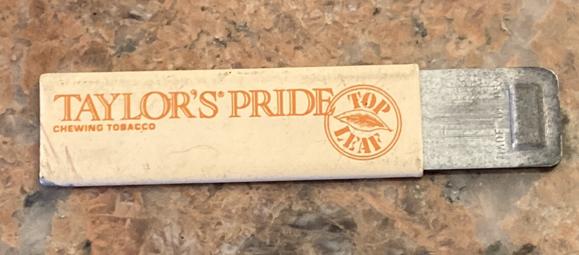 taylors pride chewing tobacco where to buy Vintage Box Blade Vtg Taylors Pride Chewing Tobacco