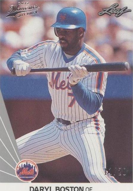 2012 Leaf Memories - Daryl Boston #514 - 1 of 1