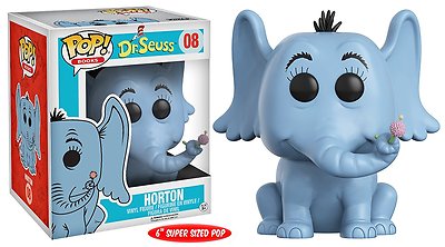 Dr. Seuss Horton Hears a Who Hört ein Hu Buch POP! Books #08 Vinyl Figur Funko