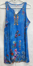 Dress for Women Blue Flowers Size M