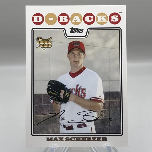  2008 Max Scherzer Topps Update #UH280 Rookie Card RC