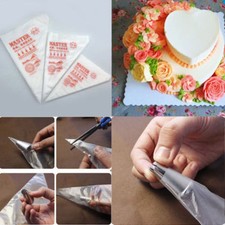 100pcs Fondant Cake Cupcake Pastry Decorating Icing Piping Bags Nozzles Bag