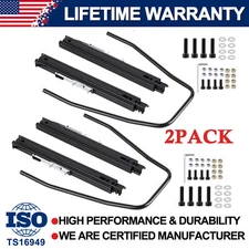 2 Pack Universal Seat Slider Seat Mounting Track Assembly Kit For NRG Sparco US