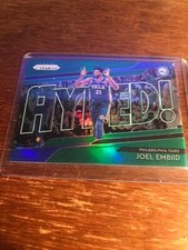 2018-19 Panini Prizm Basketball Joel Embid Get Hyped GREEN PRIZM PARALLEL #5!